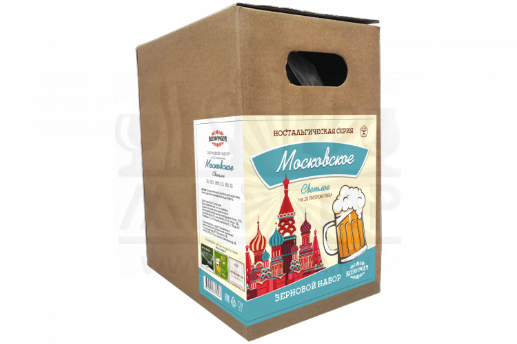 Зерновой набор Beervingem светлое "Московское" на 20 л пива