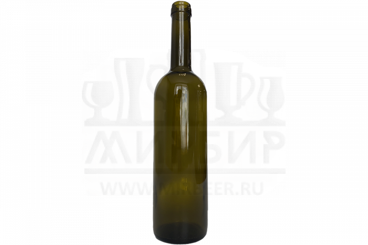 Бутылка винная "БОРДО" оливковая, 0,75 л.